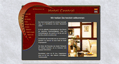 Desktop Screenshot of hotel-central-erlangen.com